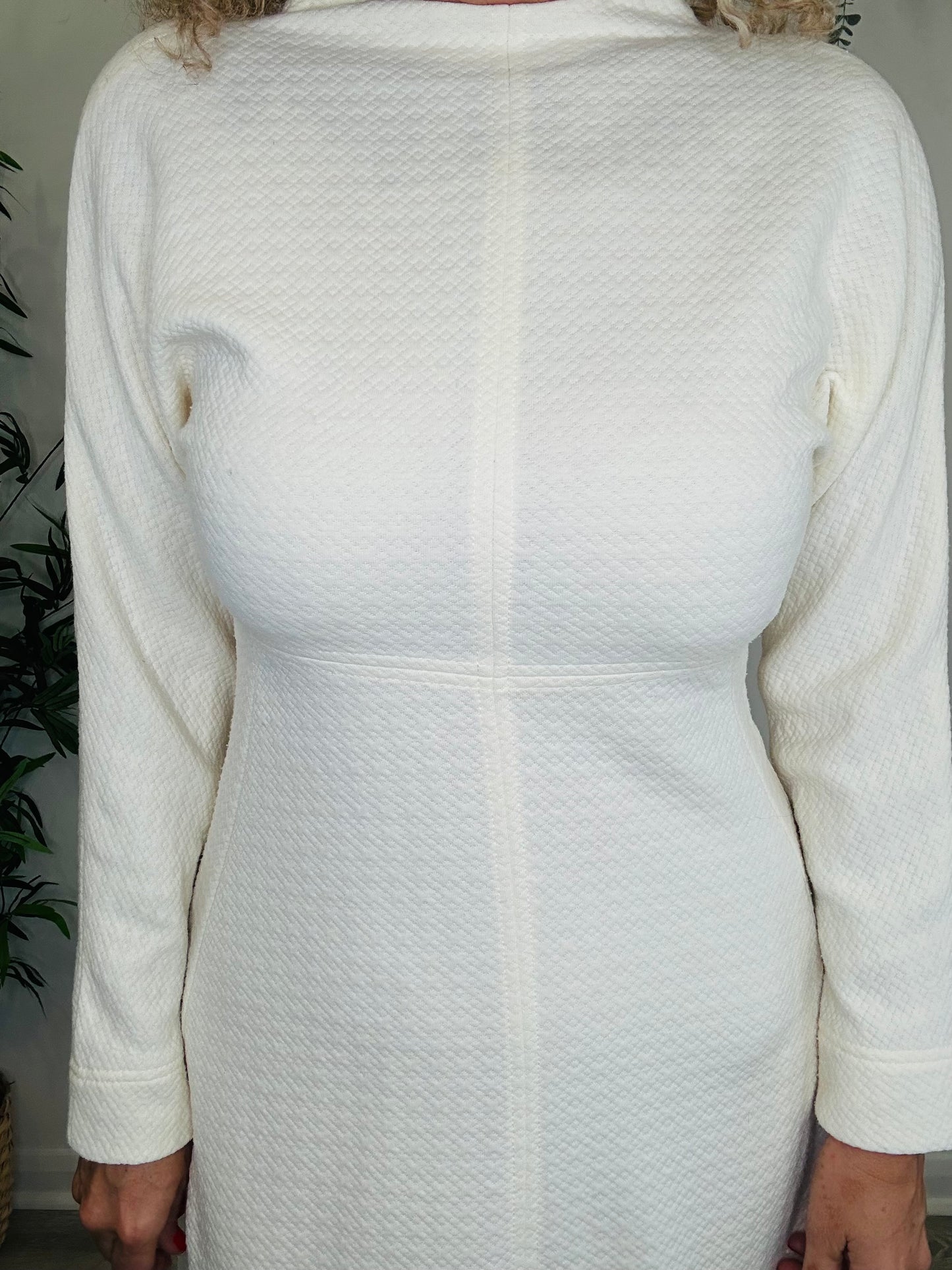 Textured Jersey Dress - Size 8