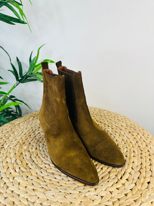 Suede Boots - Size 40