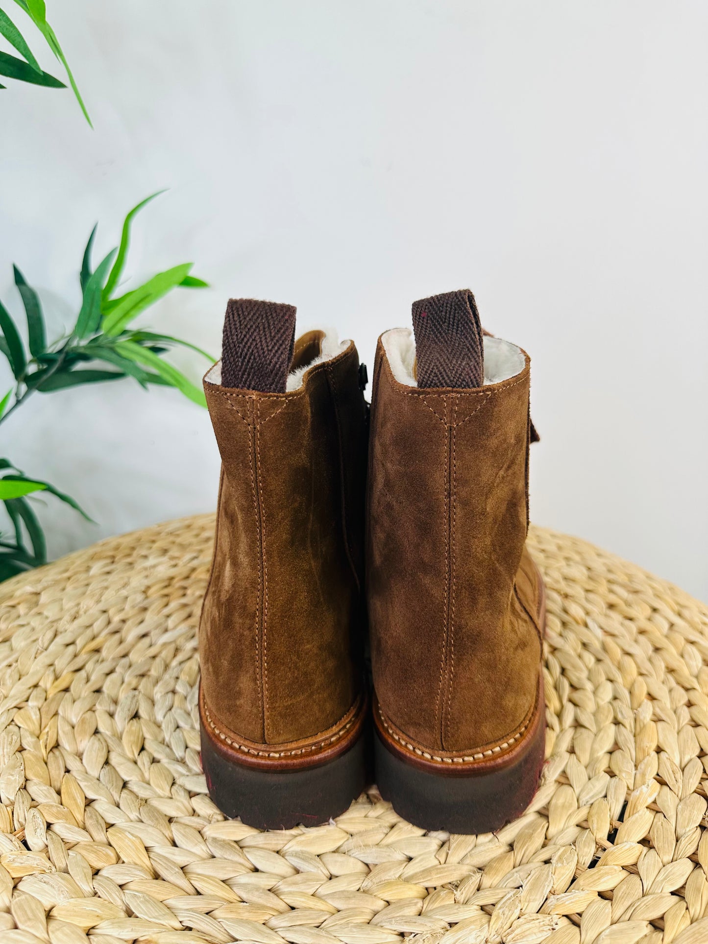 Suede Nanette Boots - Size 40
