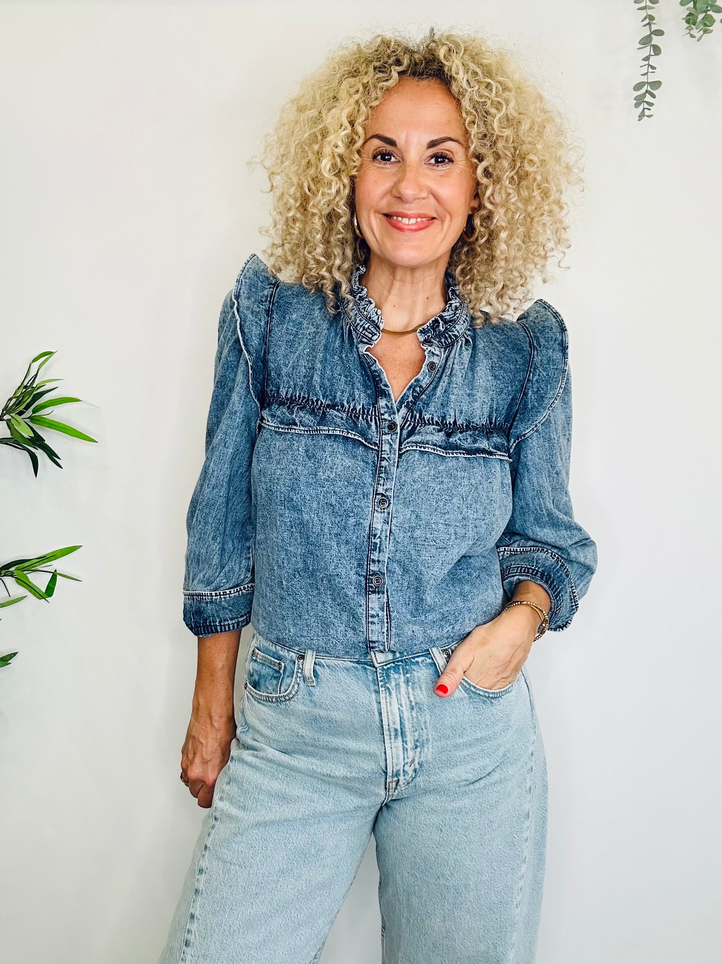 Denim Idety Shirt - Size 38