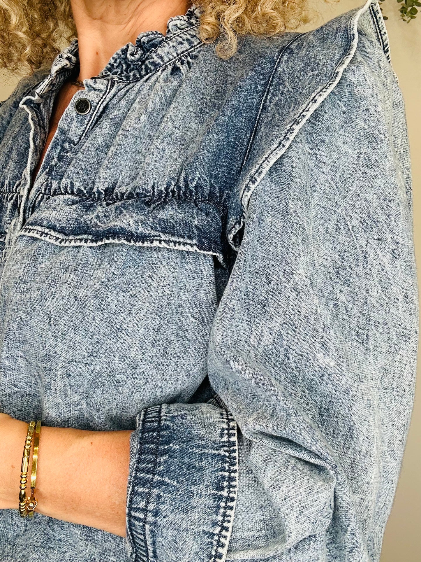 Denim Idety Shirt - Size 38