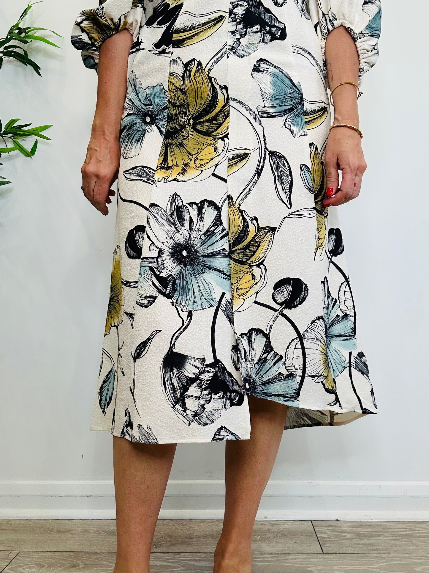 Floral Print Dress - Size XS