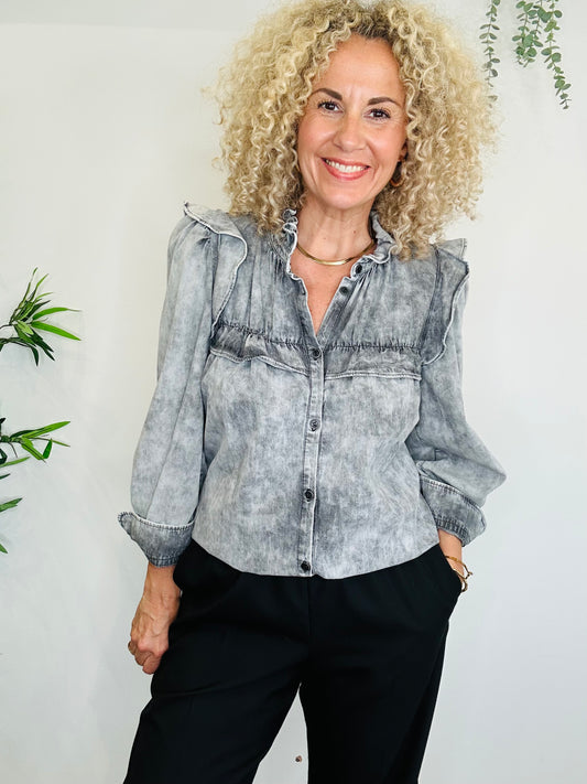 Denim Idety Shirt - Size 38