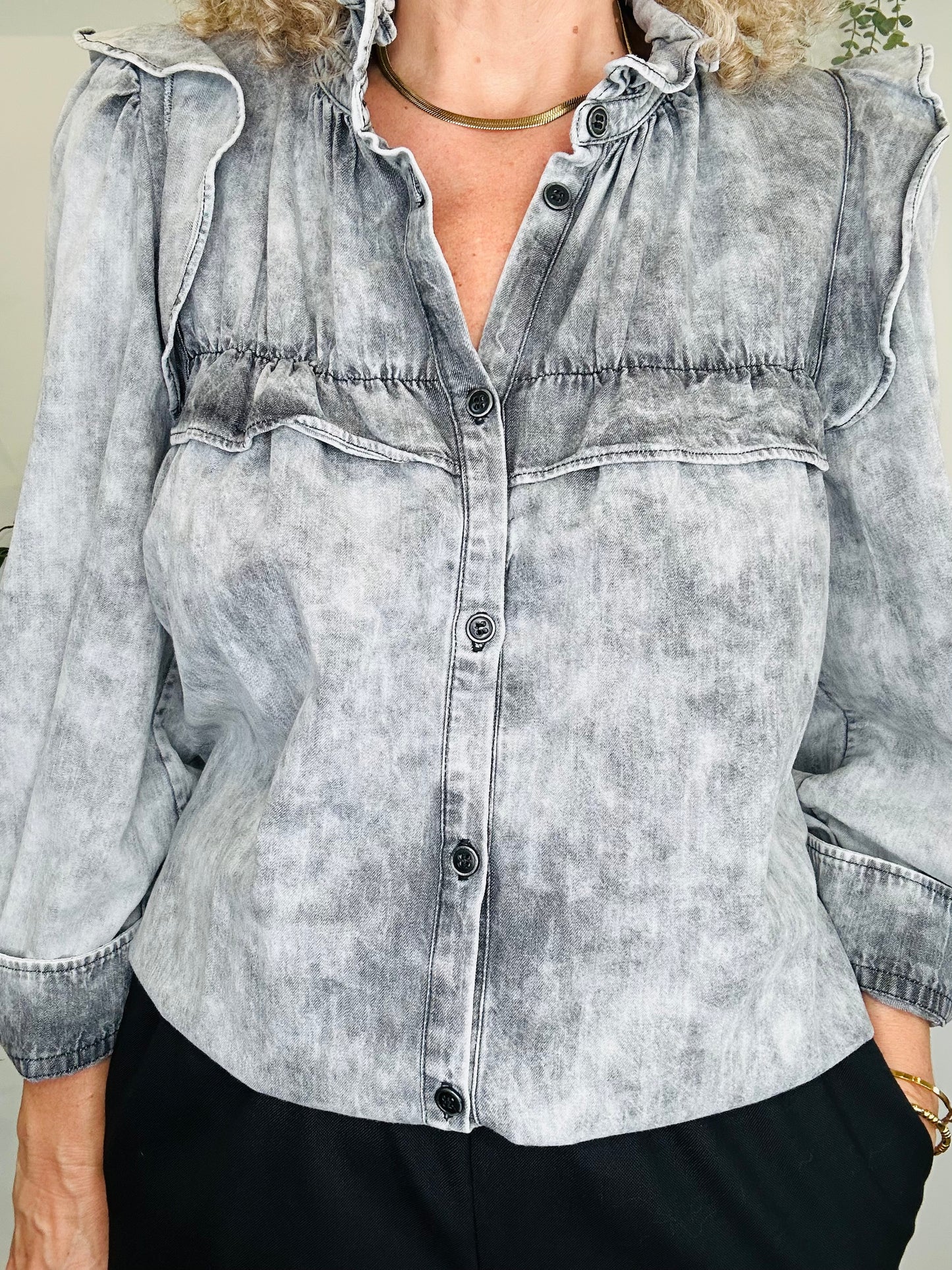 Denim Idety Shirt - Size 38