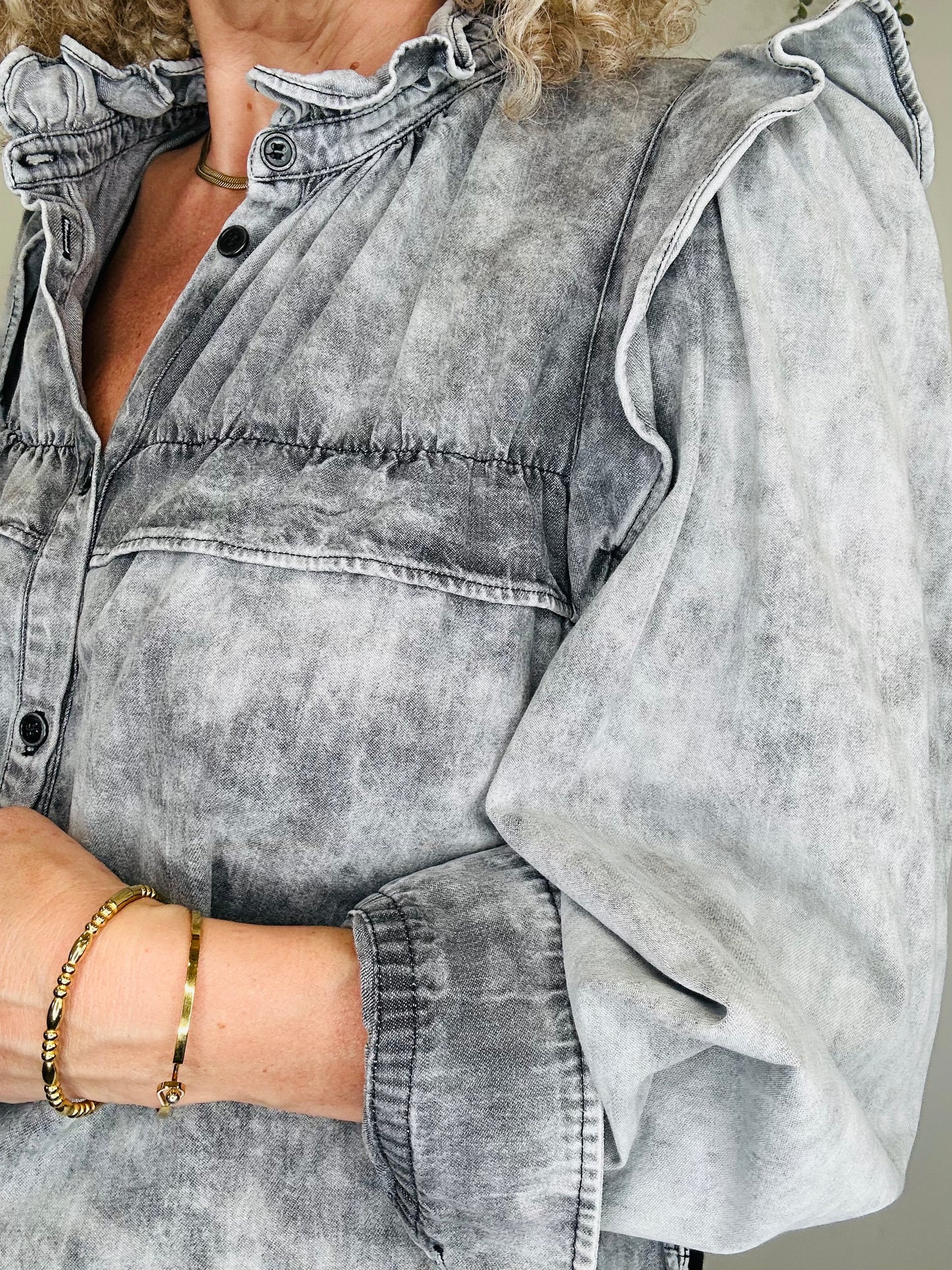 Denim Idety Shirt - Size 38