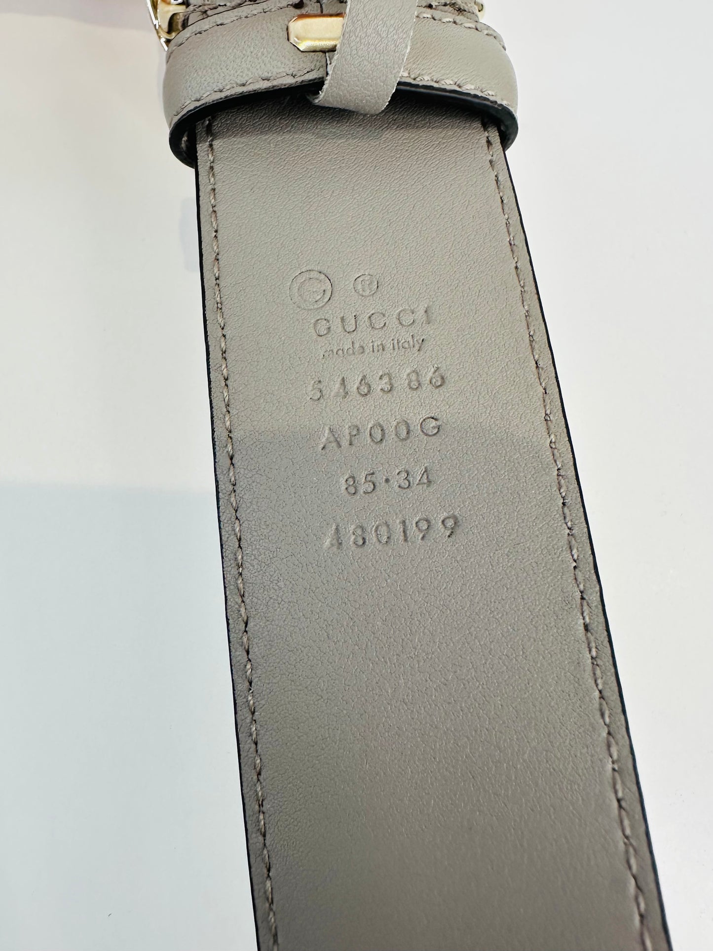 Leather Belt - 85cm