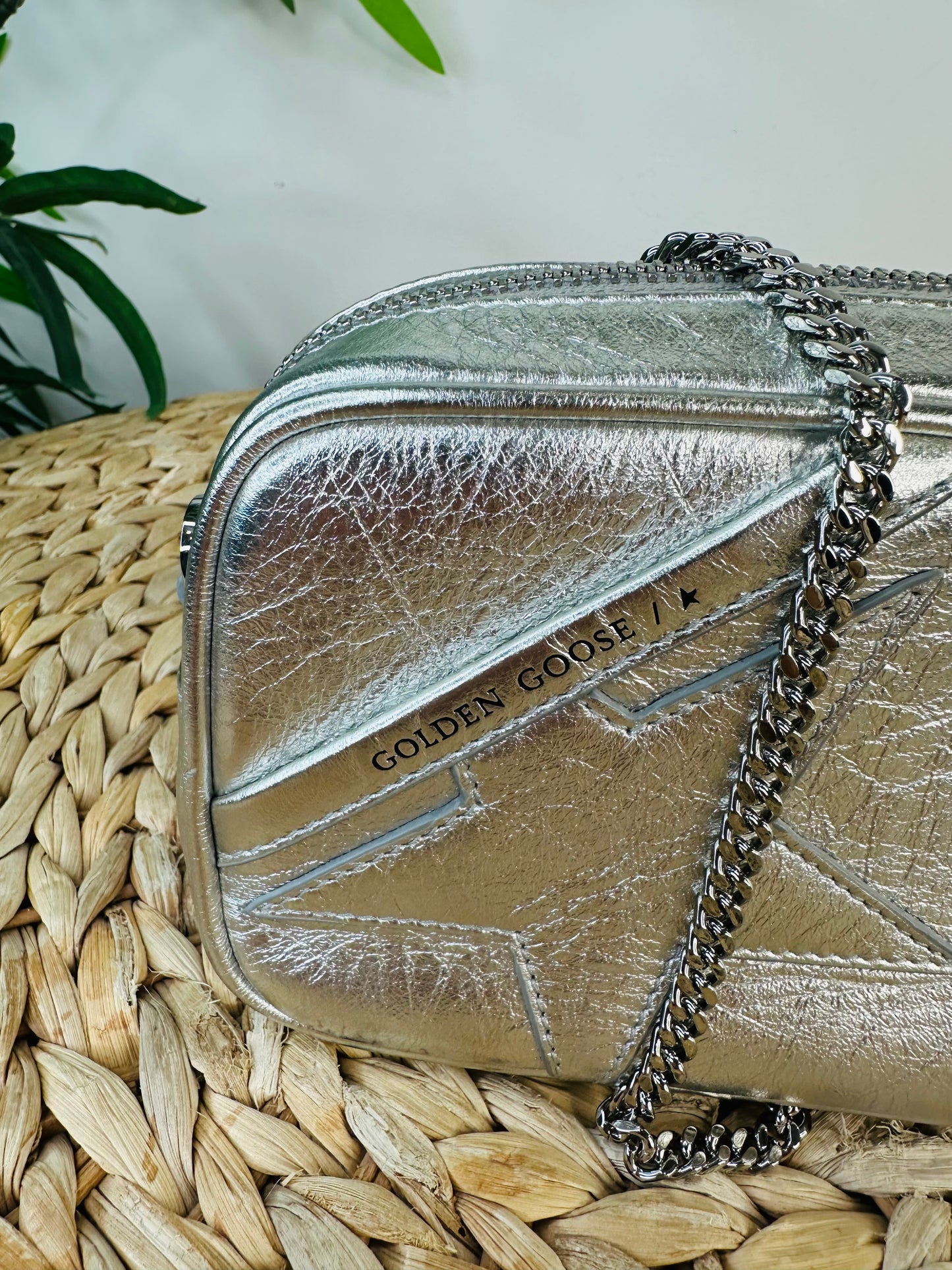 Mini Leather Star Crossbody Bag