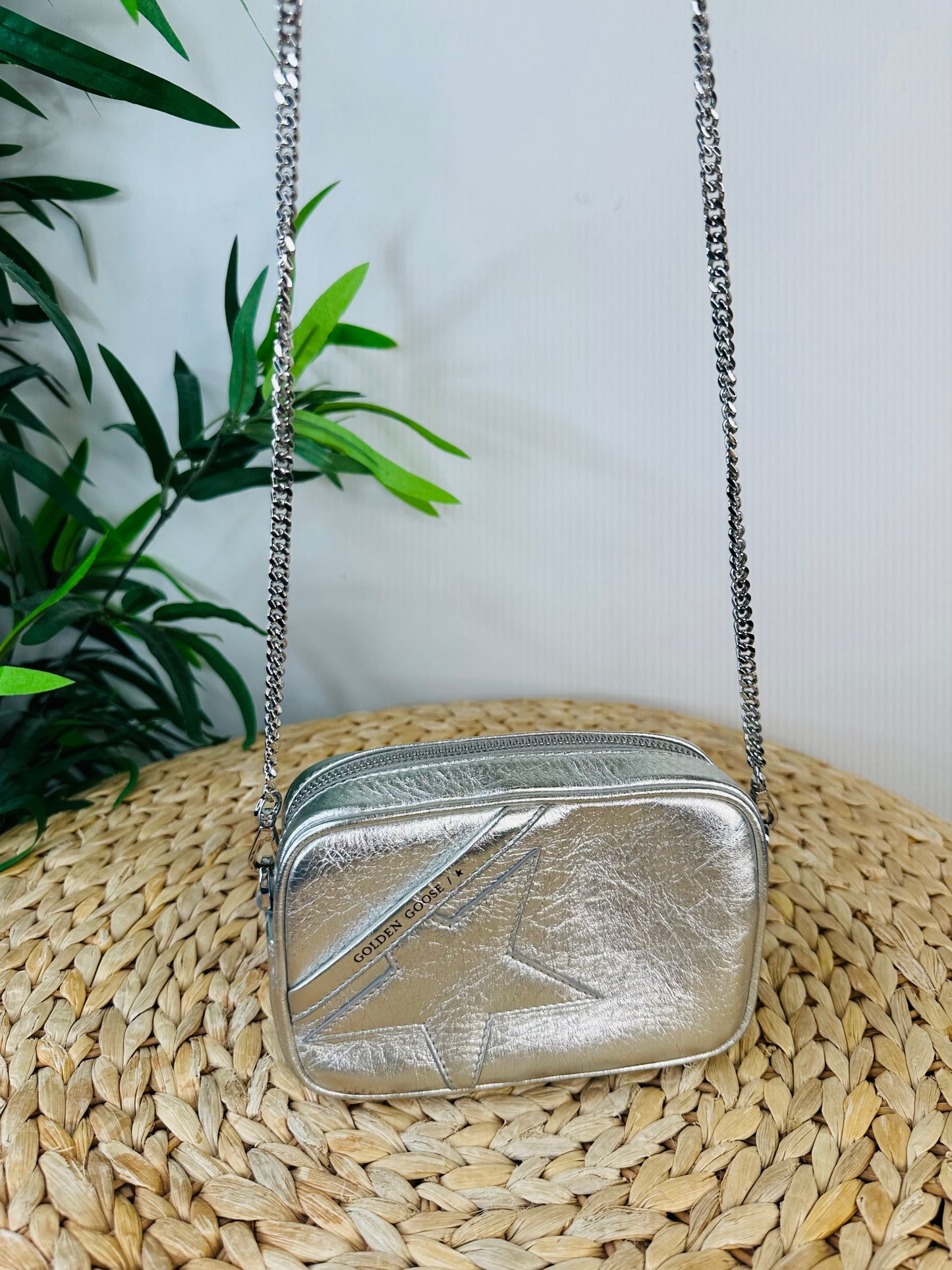 Mini Leather Star Crossbody Bag