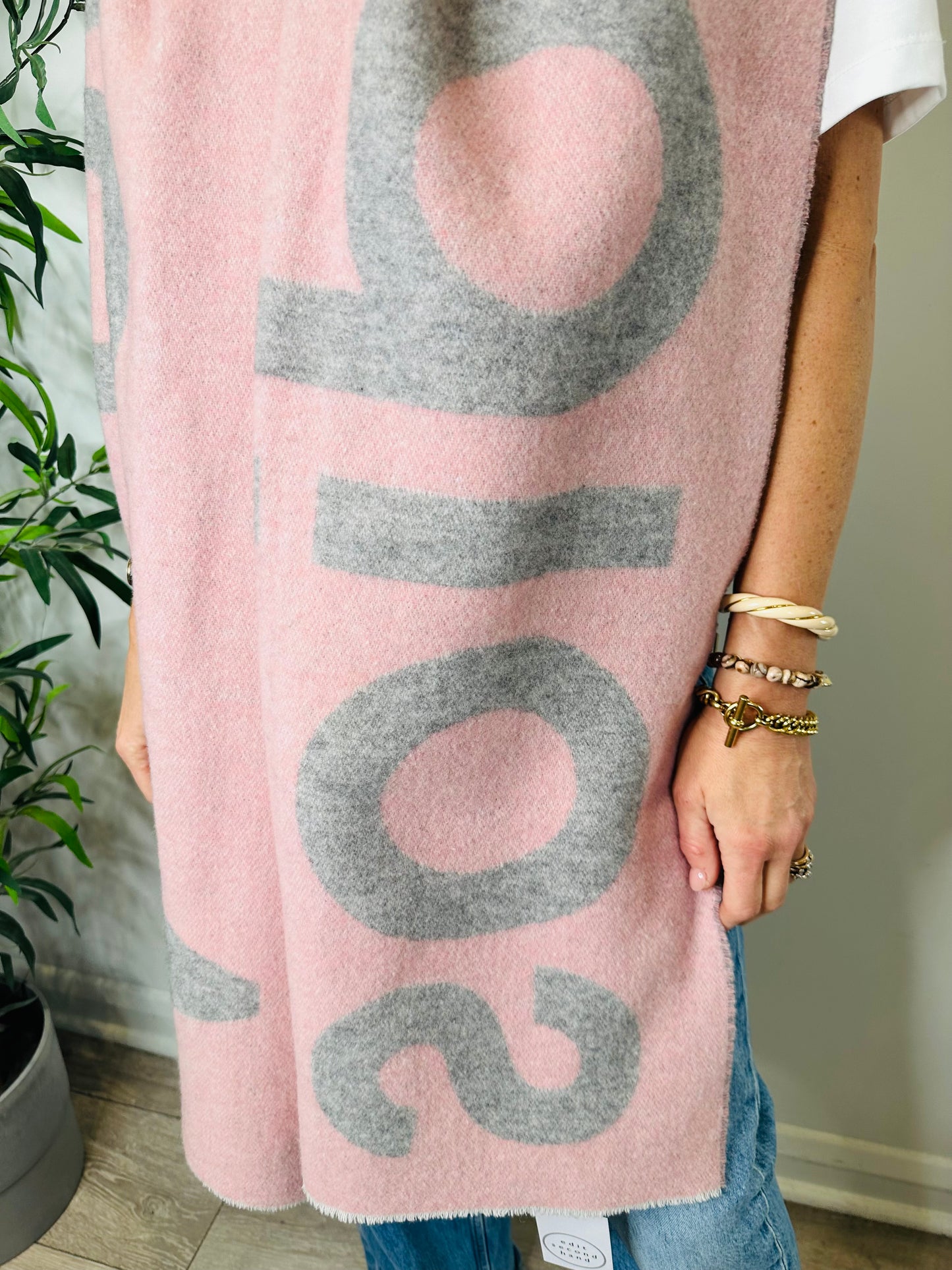 Logo Wool Scarf
