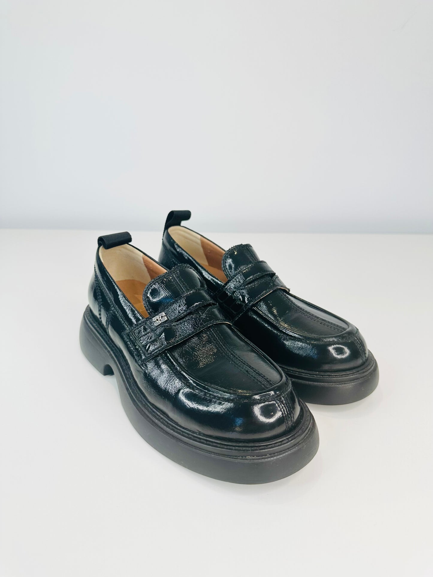 Leather Loafers - Size 38