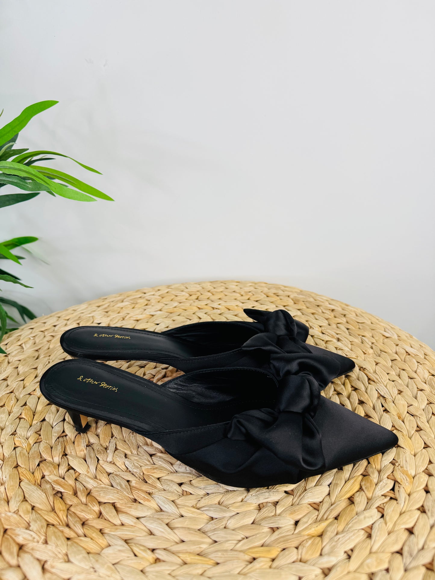 Satin Kitten Heels - Size 40