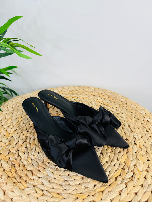Satin Kitten Heels - Size 40