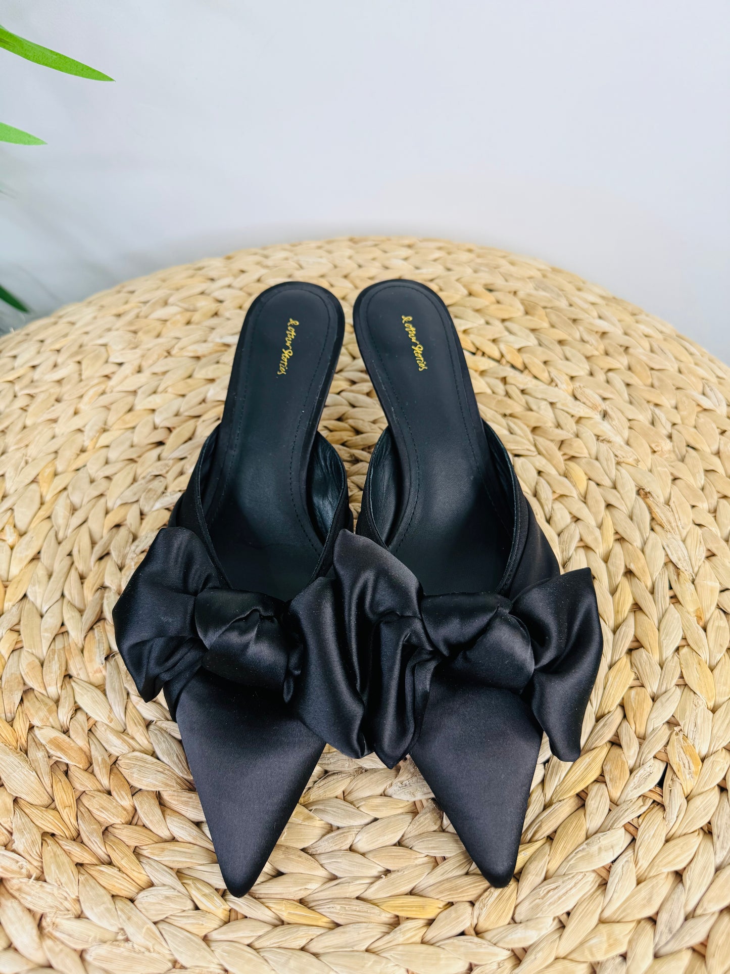 Satin Kitten Heels - Size 40