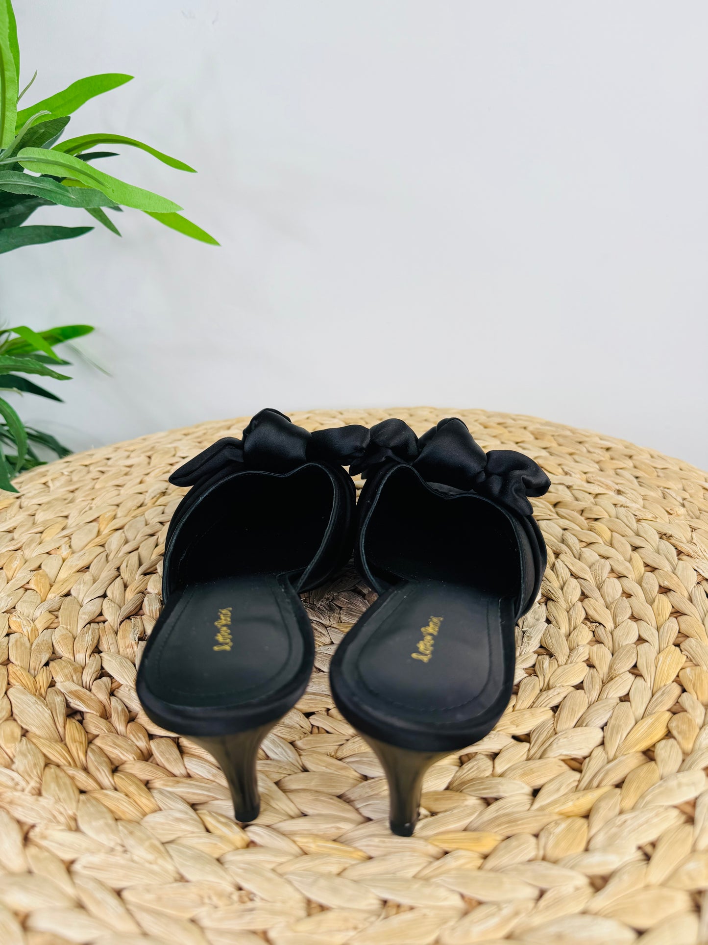 Satin Kitten Heels - Size 40