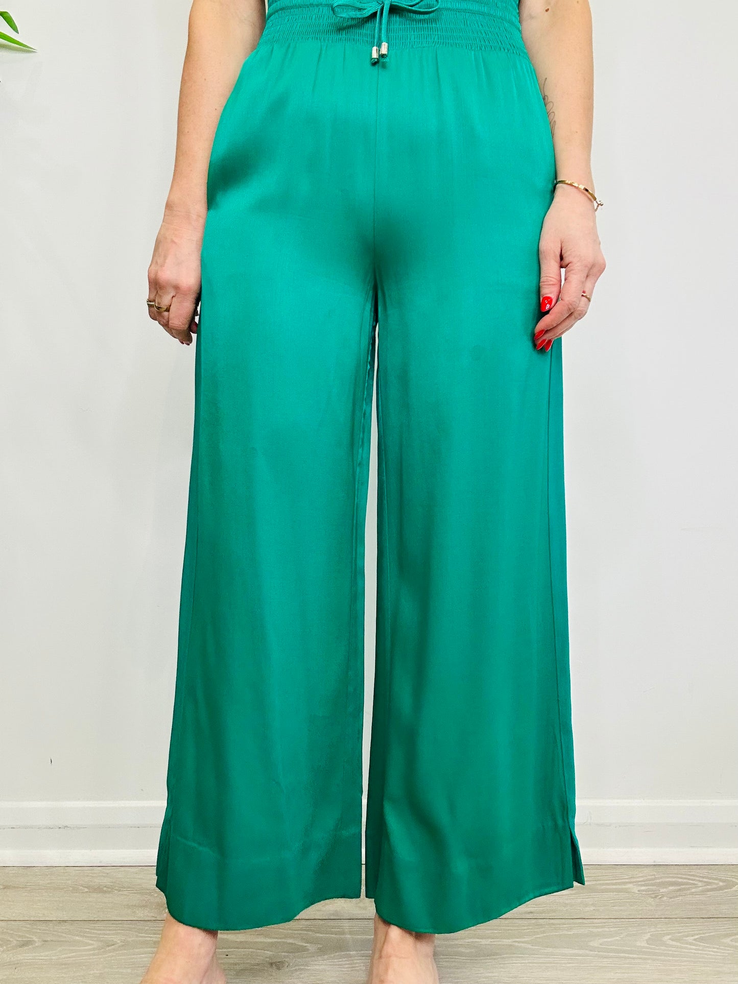 Wide Leg Jumpsuit - Size 8