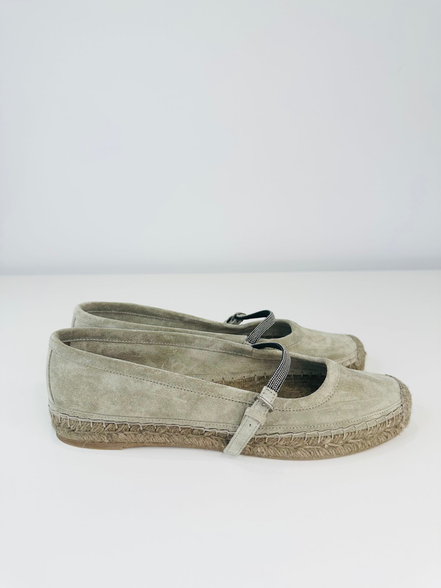 Suede Espadrilles - Size 40