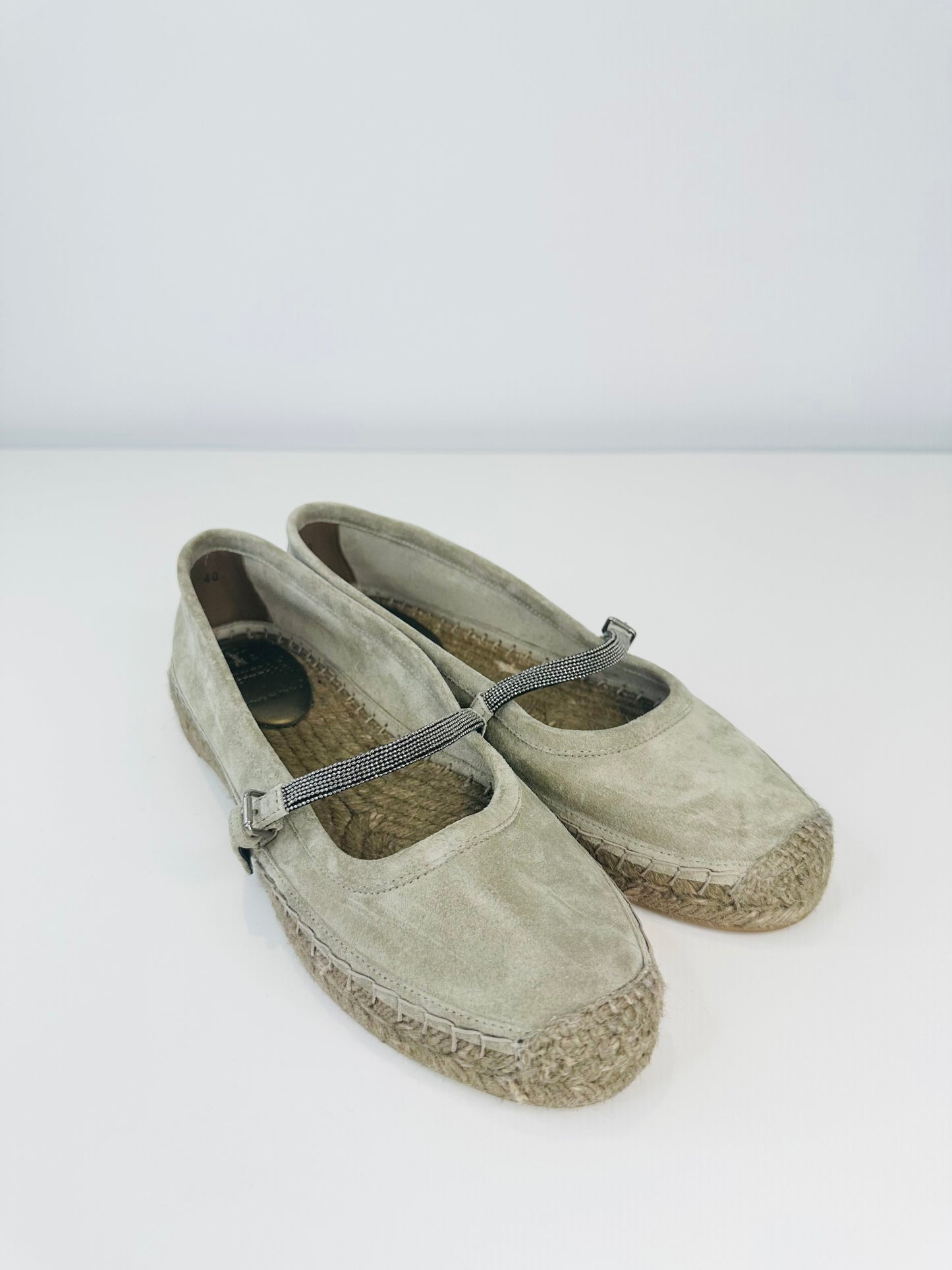 Suede Espadrilles - Size 40