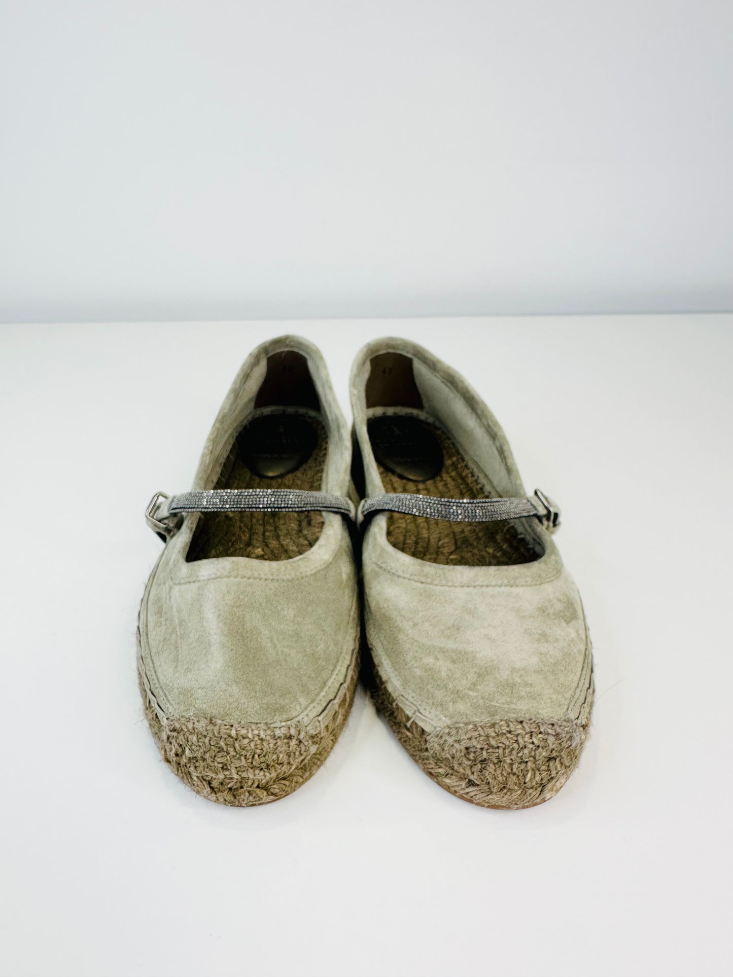 Suede Espadrilles - Size 40