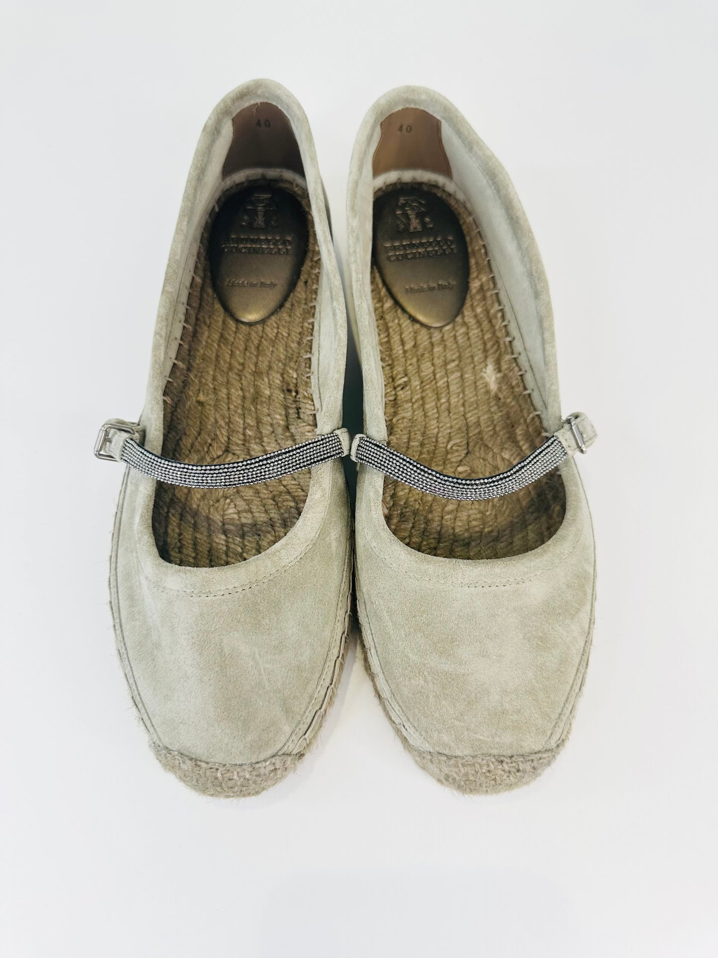 Suede Espadrilles - Size 40