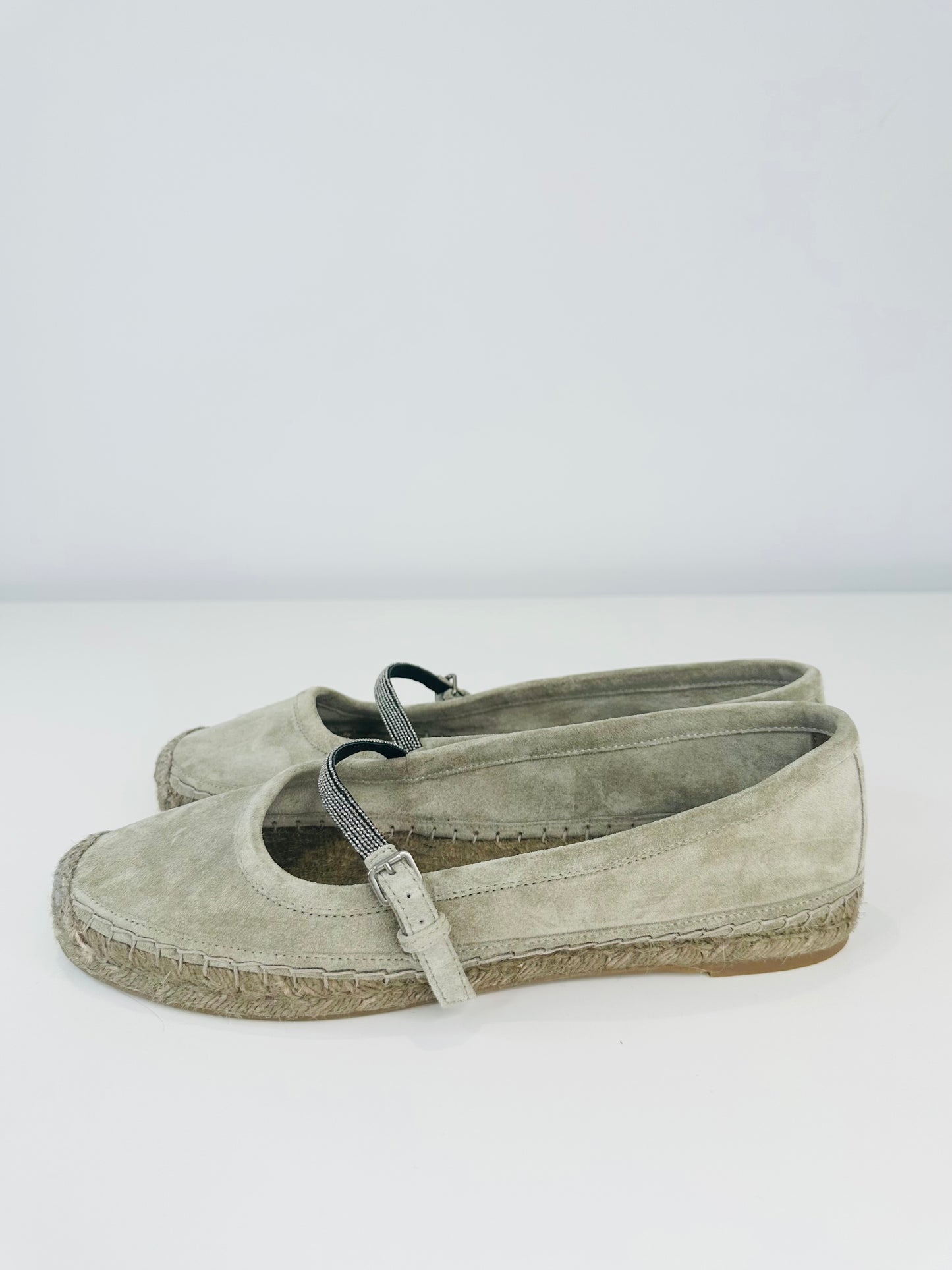 Suede Espadrilles - Size 40