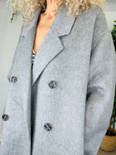 Load image into Gallery viewer, Double Breasted Wool Coat - Size L
