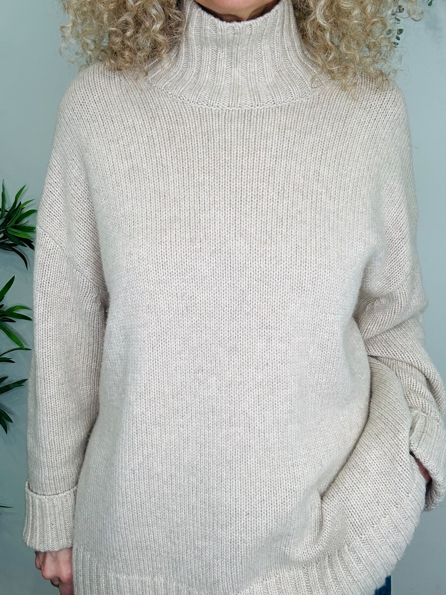 Knitted Cashmere Jumper - Size M