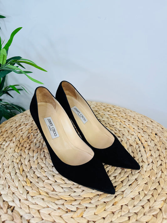 Suede Romy Pumps - Size 40