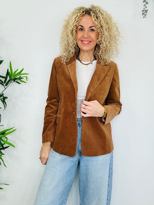 Cord Blazer - Size 4