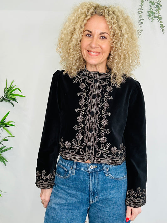 Denver Velvet Jacket - Size 14