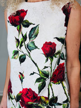 Load image into Gallery viewer, Rose Print Shift Dress - Size 44IT
