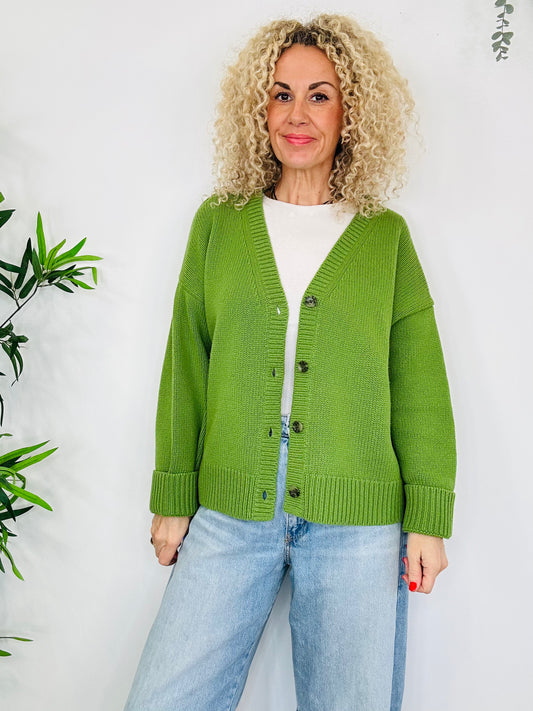 Chunky Knit Cardigan - Size M