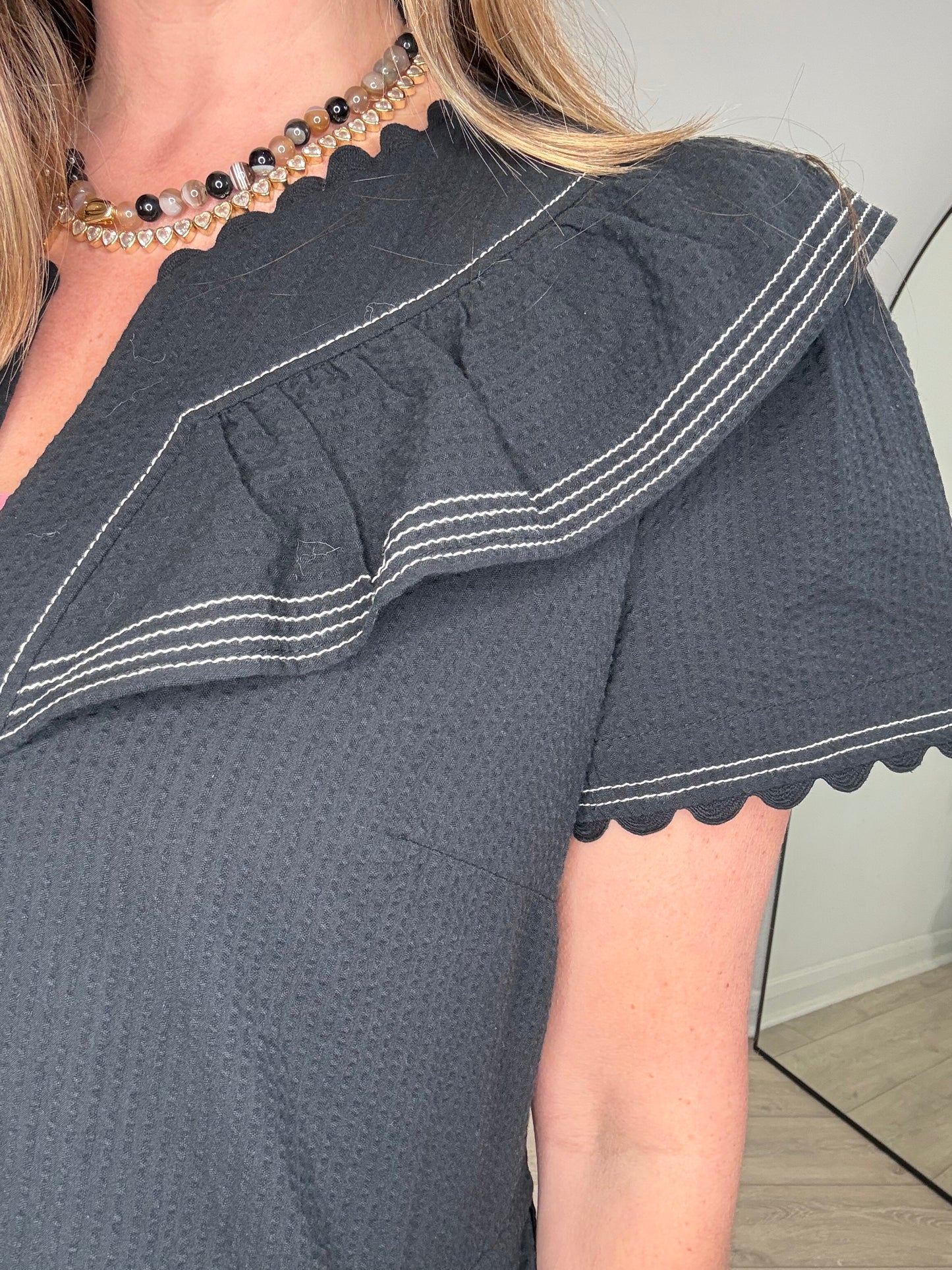 Seersucker Nessa Dress - Size 12