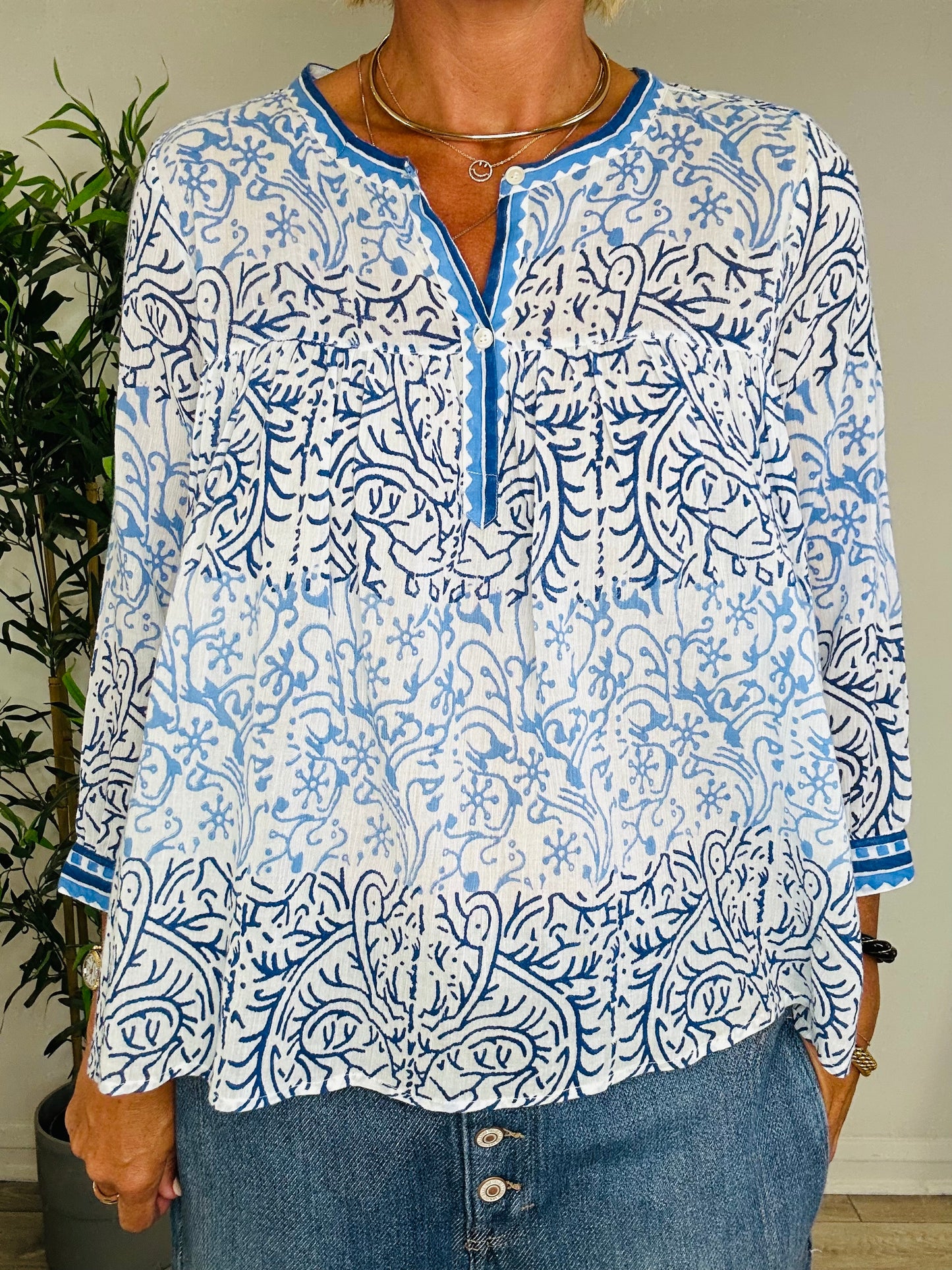 Cotton Blouse - Size 0