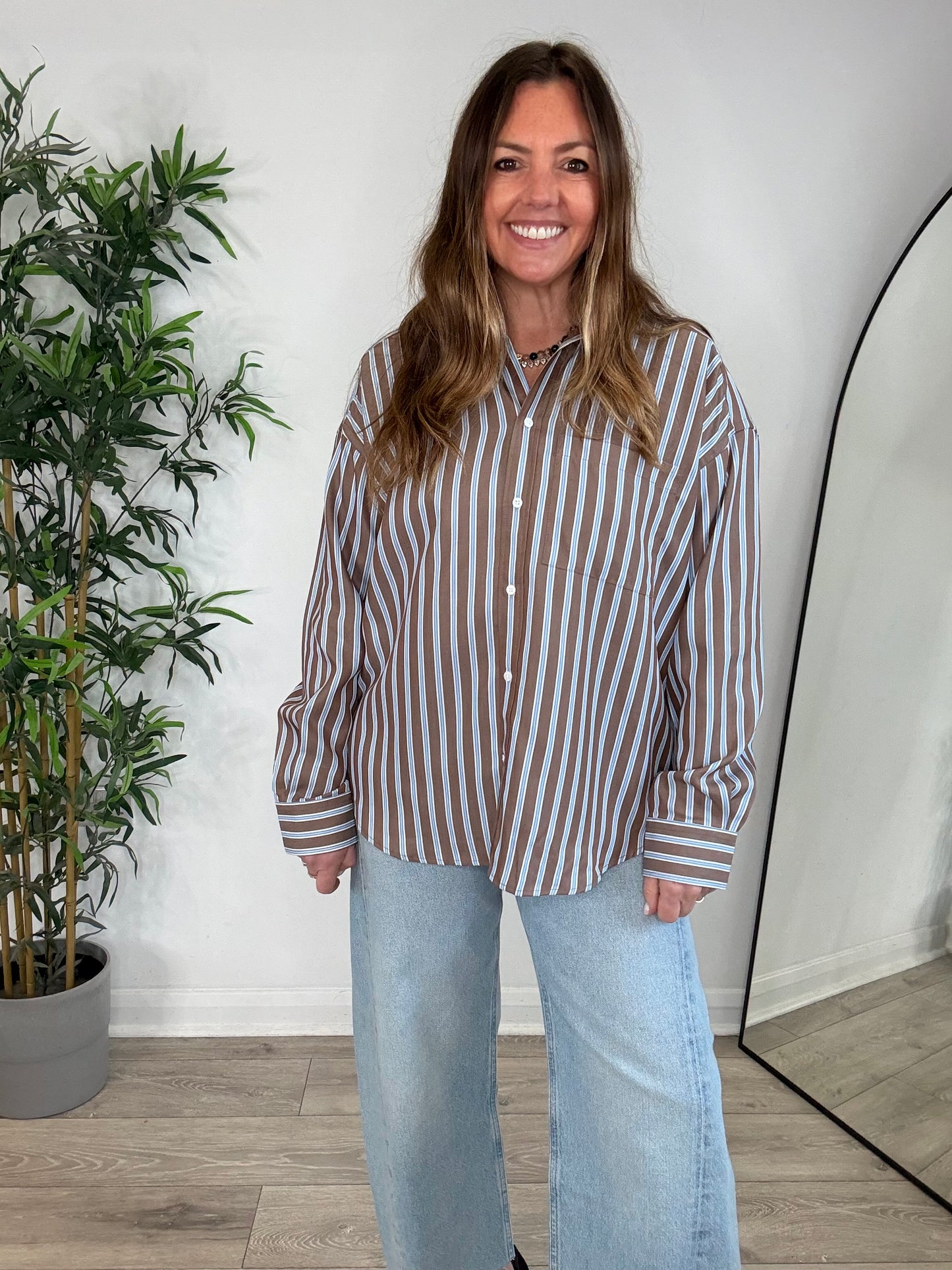 Striped Shirt - Size S