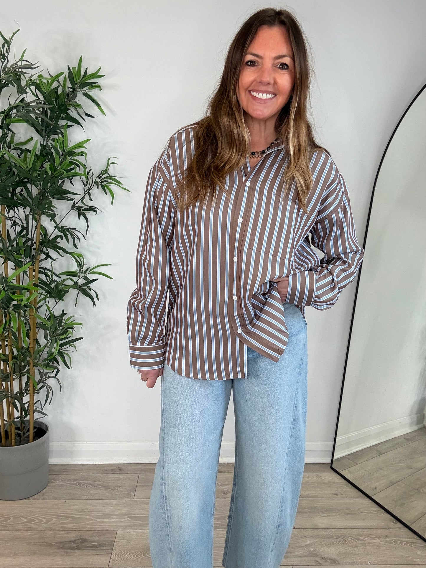 Striped Shirt - Size S