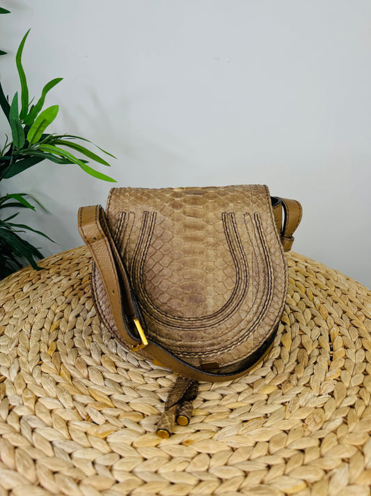 Moc Croc Small Marcie Saddle Bag