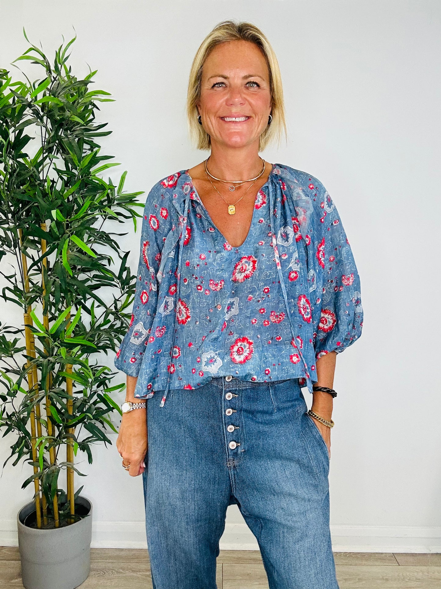 Silk Blouse - Size XS