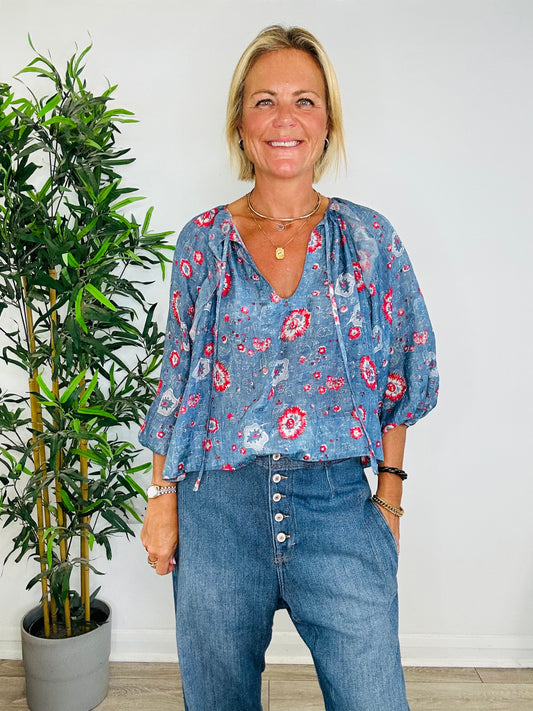 Silk Blouse - Size XS