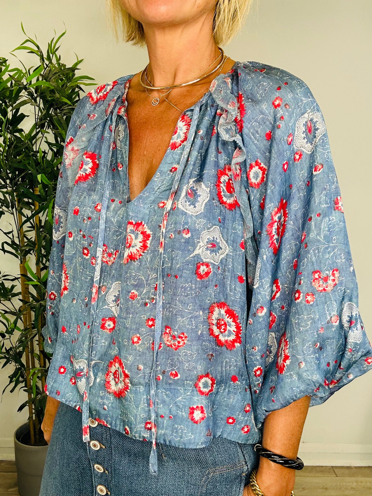 Silk Blouse - Size XS