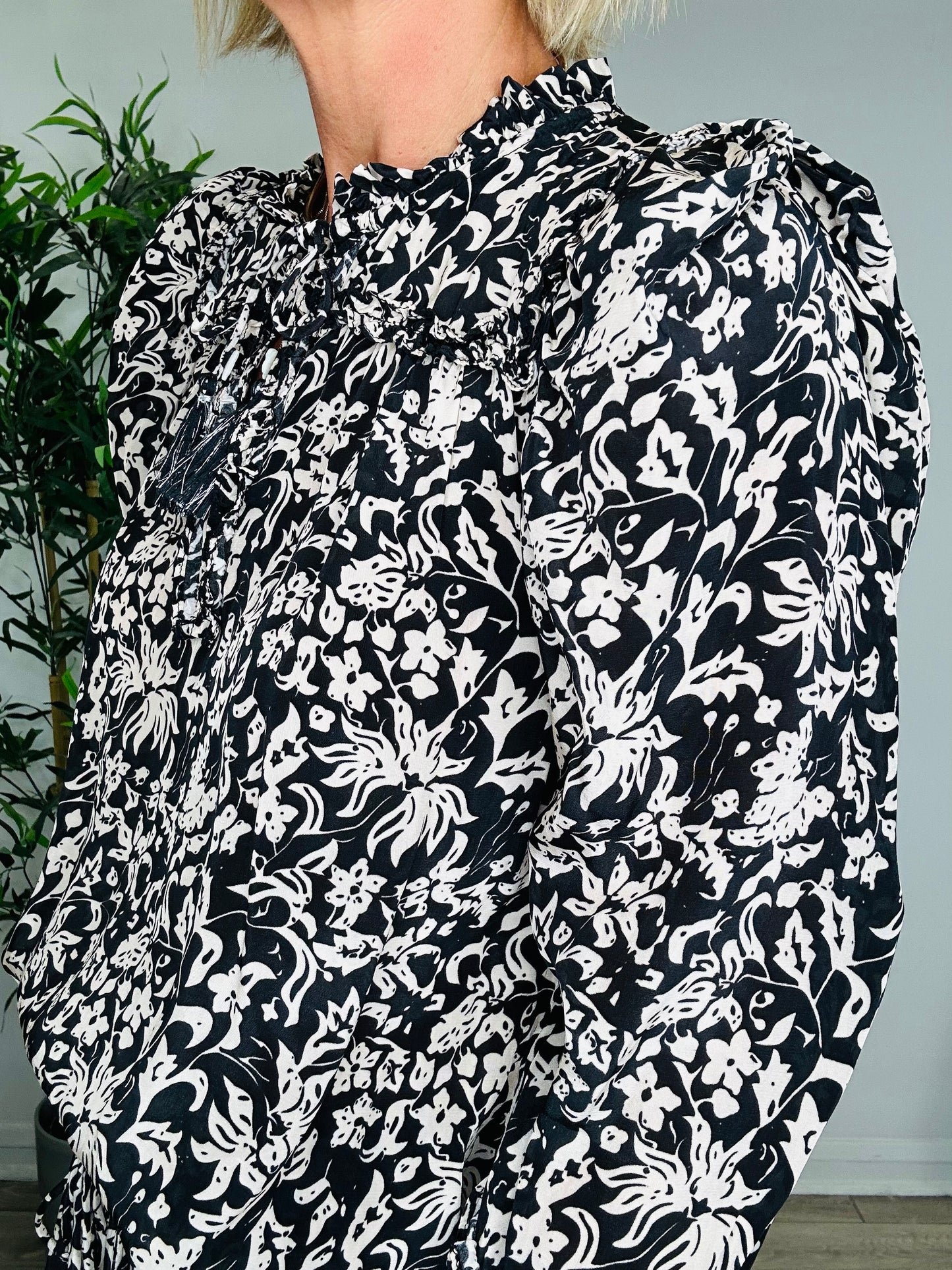 Patterned Top & Skirt Set - Size XS/S