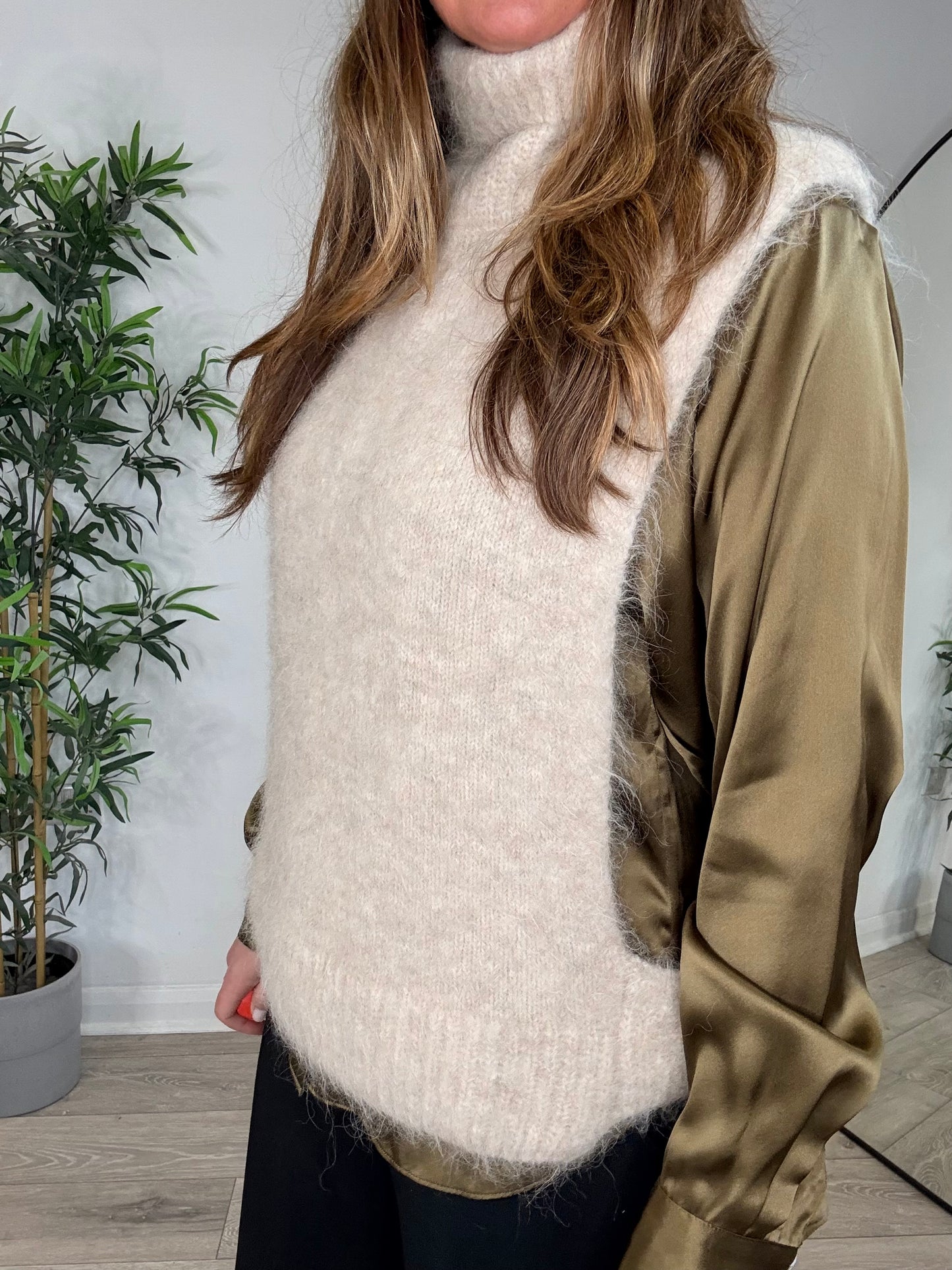 Turtle Neck Tabard - Size M