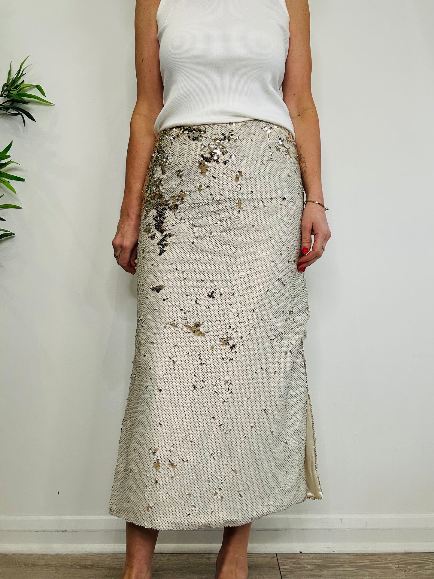 Sequin Skirt - Size L