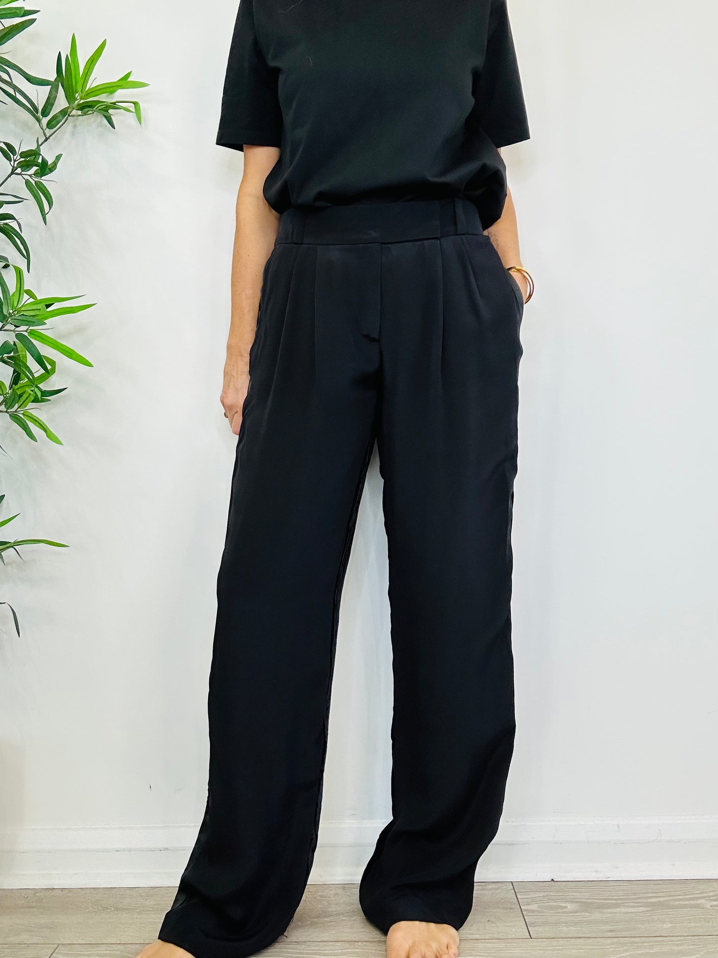 Silk & Velvet Trousers - Size M