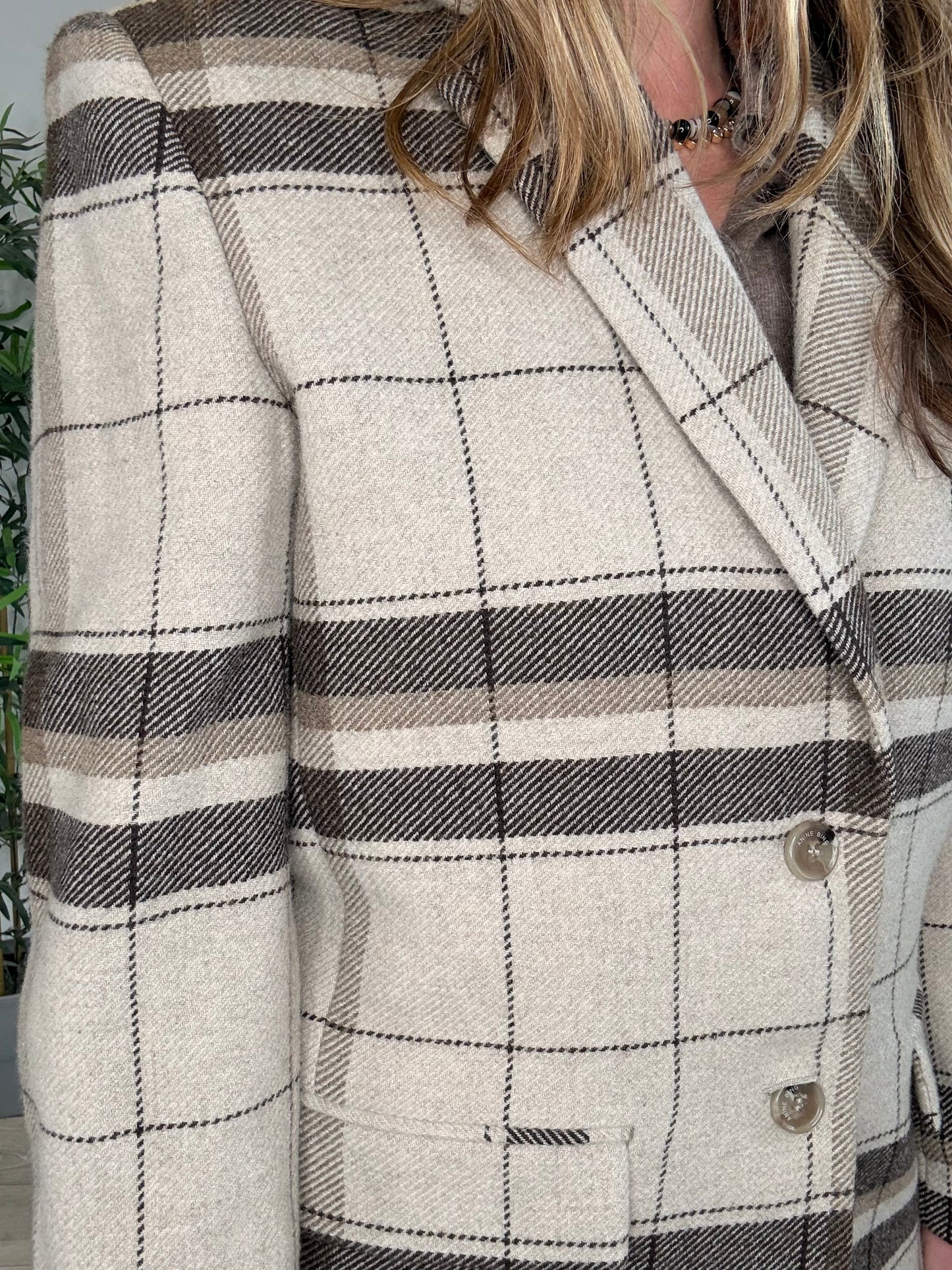 Check Blazer - Size XS