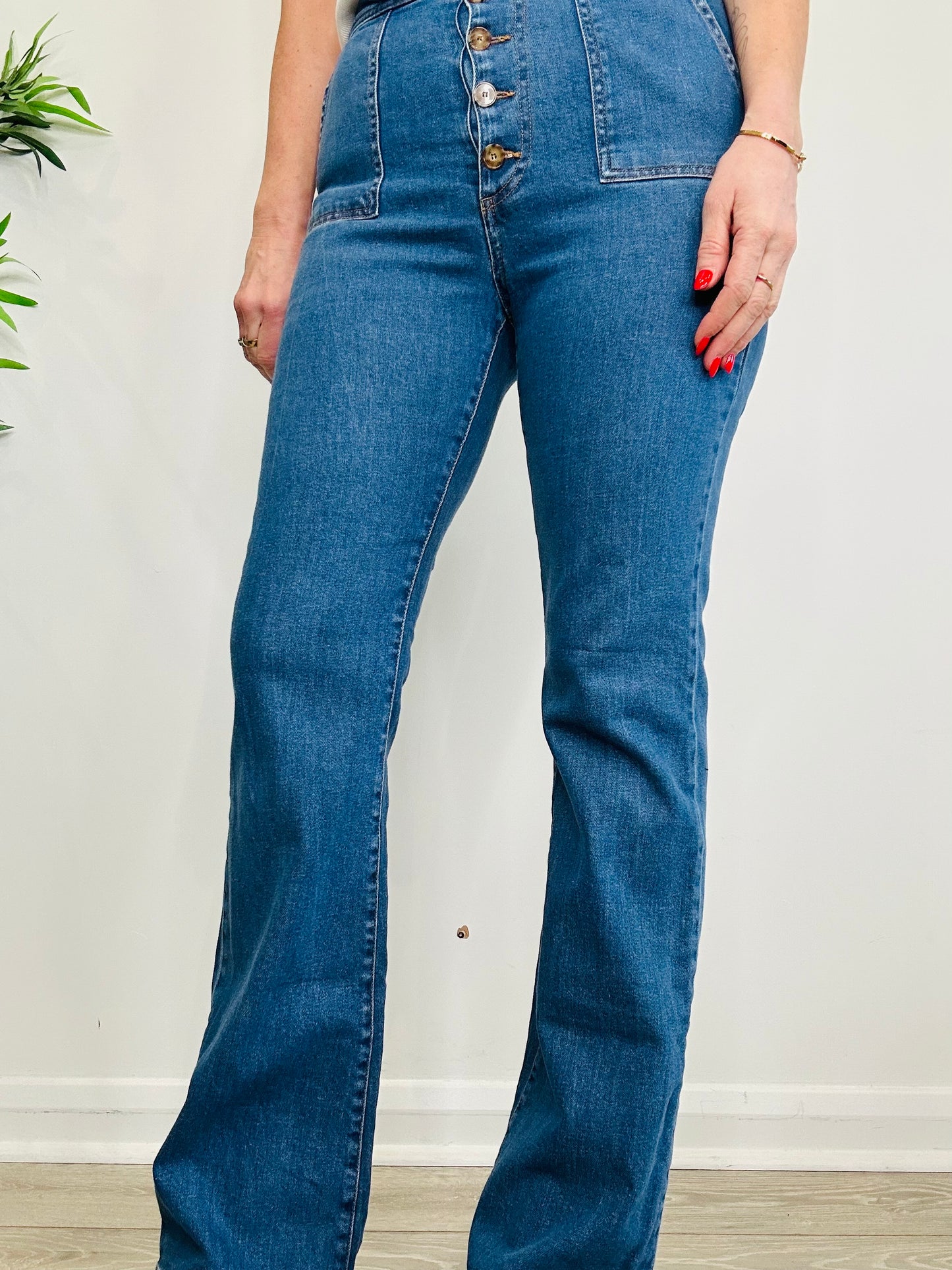 Flared Jeans - Size 40