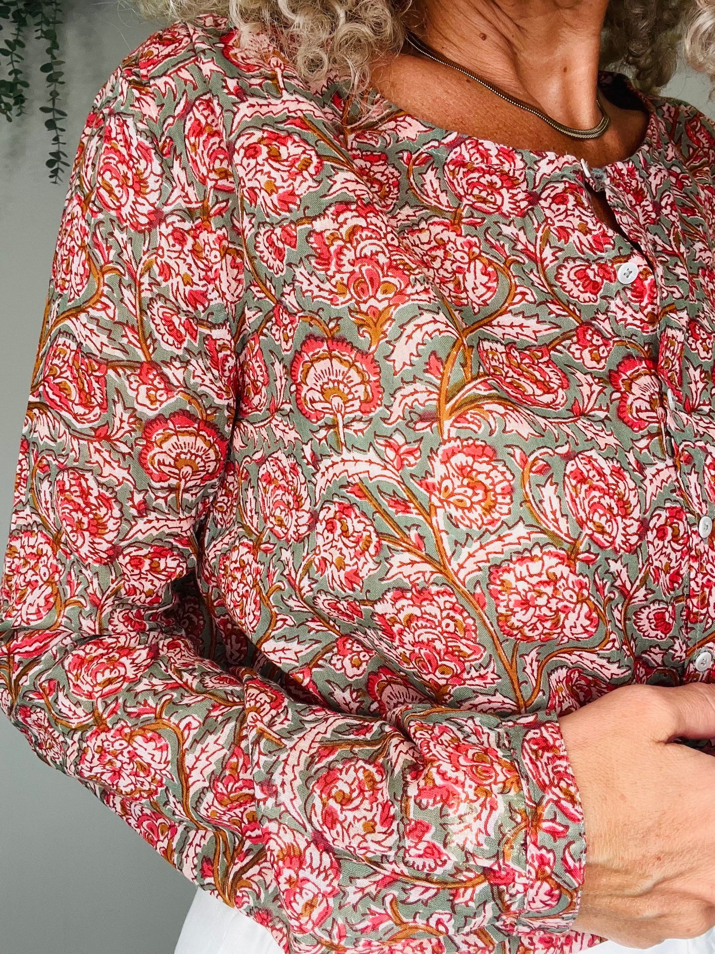 Patterned Shirt - Size M