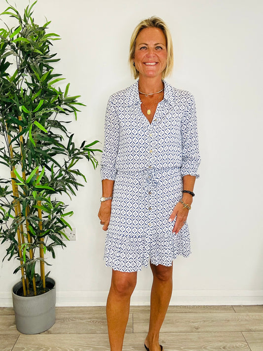 Patterned Dress - Size S
