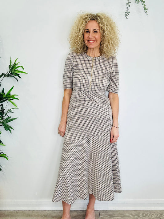 Check Dress - Size 12