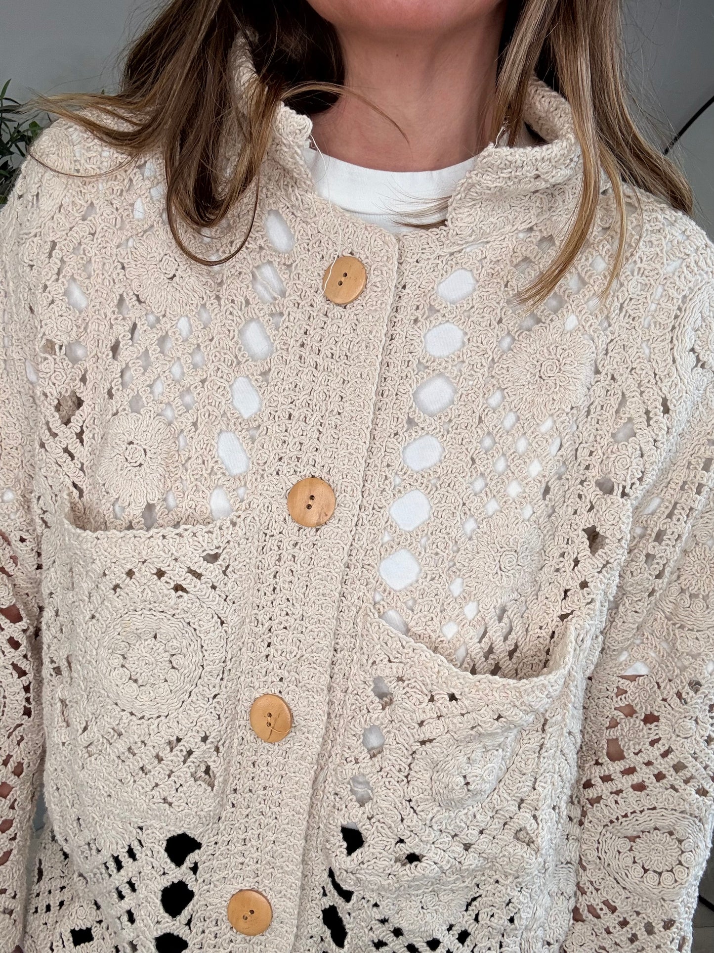 Crochet Cardigan - O/S