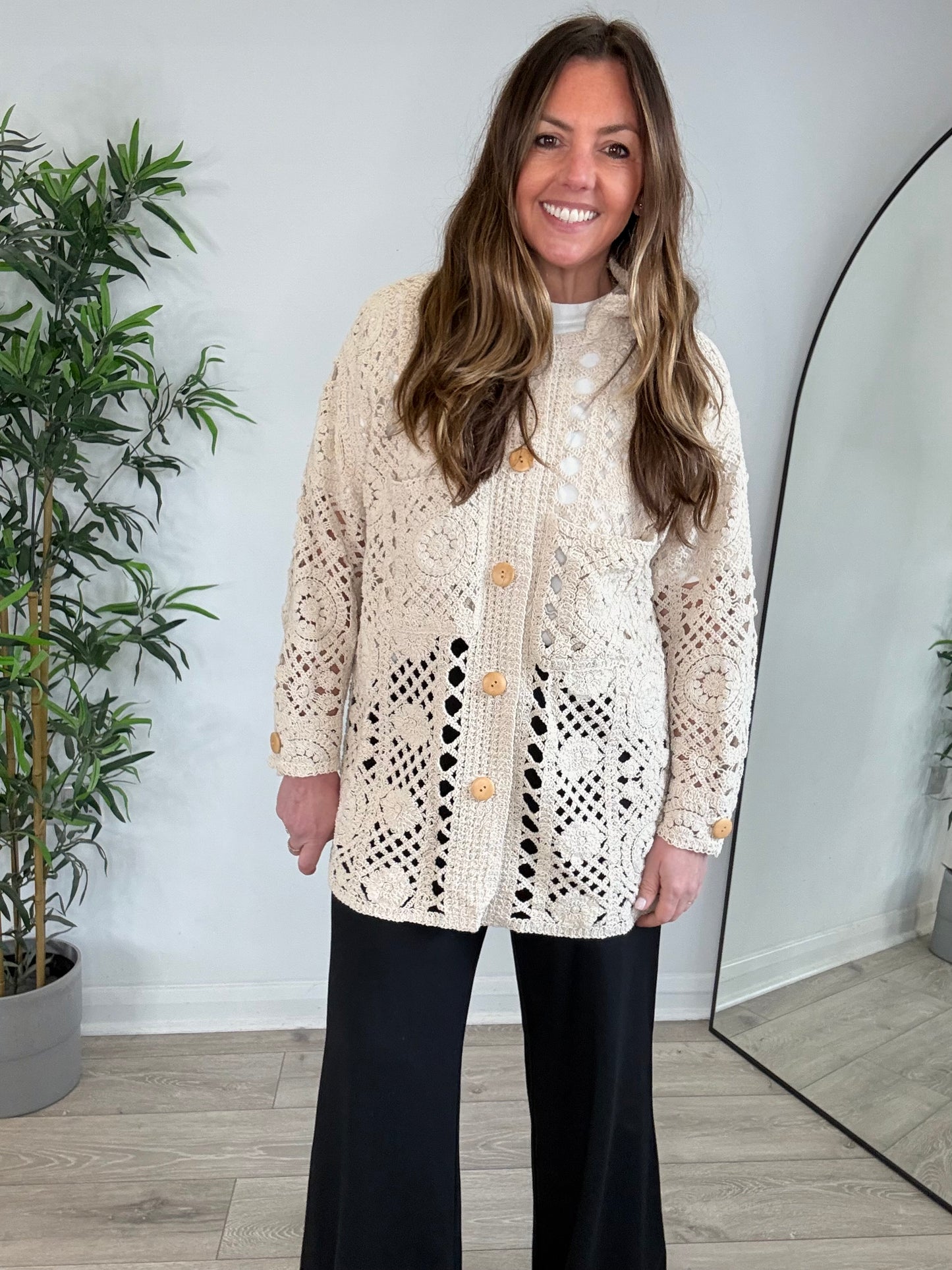 Crochet Cardigan - O/S